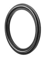 FKM-40MPSFY300 By Kuriyama | Sanitary Tri-Clamp Gasket | 3" Size | Black | FKM