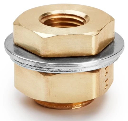 207ACBHS-4 By Parker | Legris Bulkhead Union | 1/4" Female NPTF Thread X 3/4" Thread | 1" Hex (B) | 1" Hex (C) | .94" Length | Straight | Brass | Pack Of 10 1 207ACBHS-4 By Parker | Legris Bulkhead Union | 1/4" Female NPTF Thread X 3/4" Thread | 1" Hex (B) | 1" Hex (C) | .94" Length | Straight | Brass | Pack Of 10