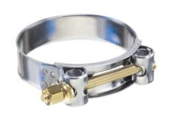 TBC-SSC148 By Kuriyama | Carbon Steel Bolt And Nuts | Heavy Duty T-Bolt Clamp | Size Range: 5-17/32" - 5-13/16" | Band Width: 1-1/32" | Torque | 29ft. Lbs. | 304 Stainless Steel