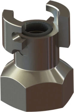 TFSS-3 By Campbell Fittings | Double-Lock Coupling | Thor Interchange | 3/4" Female NPT Thread X 3/4" Thor Interchange | Straight | Stainless Steel