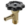 V404P-6-6 By Parker | Truck Valves & Lanyard Valve | 3/8" Hose ID X 3/8" Male Pipe Thread | 2.35" Length | 90° Elbow | Brass | Pack Of 10