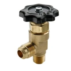 V409F-12-8 By Parker | Truck Valves & Lanyard Valve | 3/4" Tube Size X 1/2" Male Pipe Thread | 3.70" Length | 90° Elbow | Brass | Pack Of 5