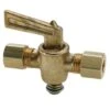 V303CA-4-4 By Parker | Ground Plug Shutoff | 1/4" Tube Size Compression X 1/4" Tube Size Compression | Straight | Brass | Pack Of 10