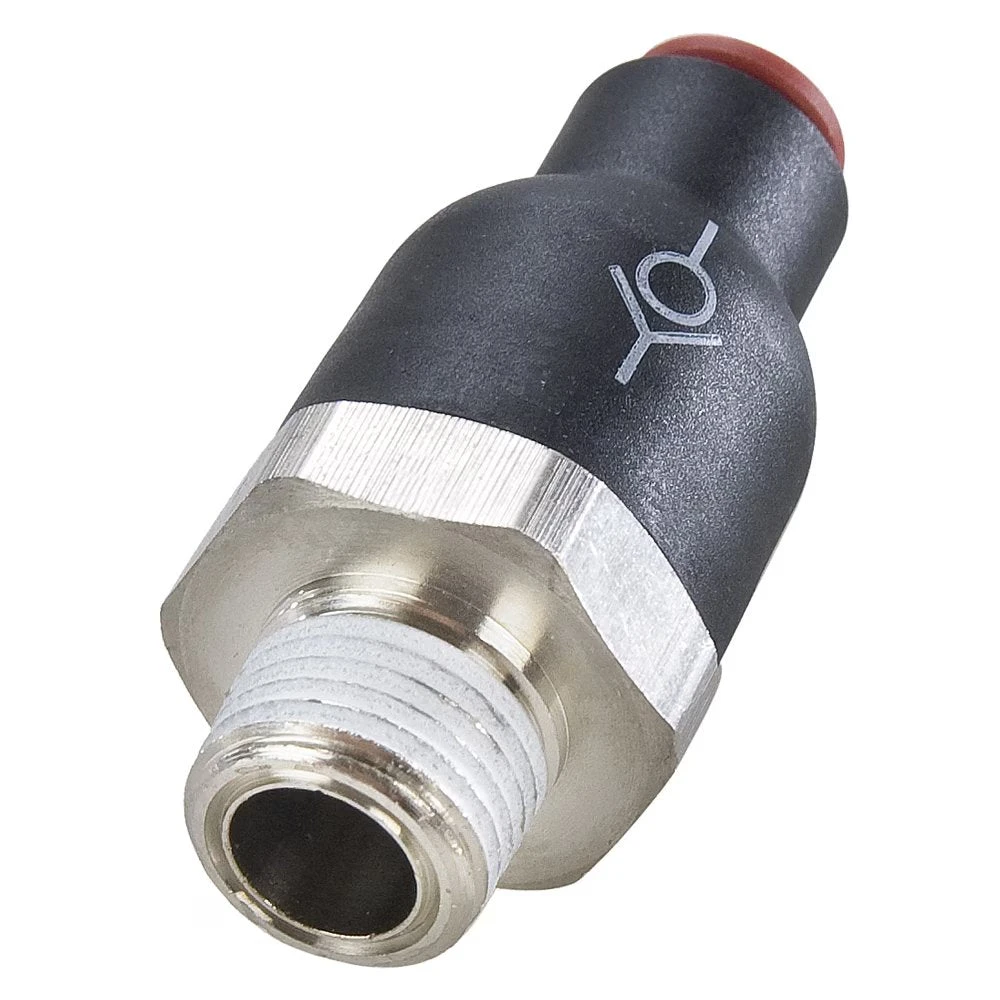 W68PLCK-4M-2 By Parker | Check Valve | 5/32" Push-to-Connect X 1/8" Male NPT Thread | 16 Mm Hex | Straight | Nylon/Nickel-Plated Brass | Pack Of 10 1 W68PLCK-4M-2 By Parker | Check Valve | 5/32" Push-to-Connect X 1/8" Male NPT Thread | 16 Mm Hex | Straight | Nylon/Nickel-Plated Brass | Pack Of 10