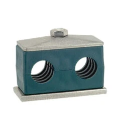 T4018S By ZSi-Foster | Weld Mount Beta Clamp | Twin Series | 1-1/8" X 1-1/8" Tube | Polypropylene/Steel