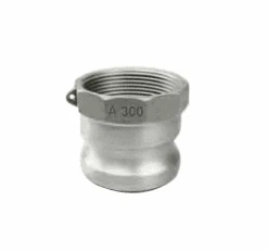 A250S By Jason Industrial | 2-1/2" Cam And Groove | Part A | Male Adapter X Female NPT Thread | 304 Stainless Steel