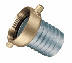 ABF200 By Kuriyama | Pin Lug Coupling With Brass Swivel Nut Female | 2" Female NPSM X 2" Hose Shank | 75 PSI | Aluminum