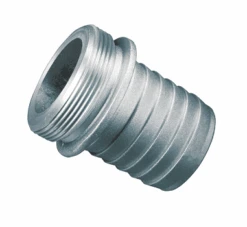 ABM250 By Kuriyama | Pin Lug Hose Shank Coupling | 2-1/2" Male NSPM X 2-1/2" Hose Shank | 50 PSI | Aluminum