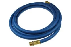 R34050N By Coilhose | Multipurpose Hose | 3/4" Hose ID | 71/64" Hose OD | 3/4" Male NPT Rigid | Blue | Neoprene | 50ft