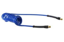 PU316-5W1-B By Coilhose | Flexcoil Air Hose | 3/16" Hose ID X 5/16" Hose OD | Without Fittings | Blue | Polyurethane | 5ft