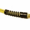 DL6995-6S By Nycoil | Ultra-Lite SuperBraid® | Hose Assembly | 3/8" ID X 0.515" OD | 3/8" Male NPT Swivel Fitting | Transparent Yellow | With Barb Fitting & Spring Guard | 100ft