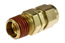 CSM1212 By Coilhose | Nylon Hose Fitting | Swivel Male | 3/4" Hose ID X 3/4" Male NPT Thread | Straight | Brass