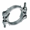 DB49 By Kuriyama | Double Bolt Hose Clamp | Finish: Zinc Plated | Size Range: 1-5/8" - 1-15/16" | Torque: 20 Ft. Lbs. | Ductile Iron