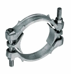 DB49 By Kuriyama | Double Bolt Hose Clamp | Finish: Zinc Plated | Size Range: 1-5/8" - 1-15/16" | Torque: 20 Ft. Lbs. | Ductile Iron