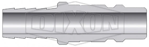 D4S4 By Dixon Valve | Pneumatic Quick Disconnect Coupling | DF-Series | Hose Barb | 1/2" Hose ID X 1/2" Industrial Interchange | Plug | Steel - Image 2