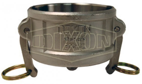 150-DC-SS By Dixon Valve | Cam & Groove Dust Cap | Type DC | 1-1/2" Coupler End | 316 Stainless Steel