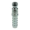 1608L By Coilhose | Coilflow™ Automotive Tru-Flate Interchange Connector | Manual | 1/4" Body Size | 3/8" Lock-on Hose Barb | Straight | Plated Steel (Type 16)