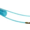 PR316-10B-T By Coilhose | Flexcoil Air Hose | 3/16" Hose ID X 5/16" Hose OD | 1/4" Male NPT Reusable Swivel Fittings | Transparent Blue | Polyurethane | 10ft