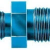 FBM2116 (FCM2116) Eaton Aeroquip® Fuel System Carburetor Adapter: -06 Weber Bowl Fitting 12mm X 1.5 Thread - Blue Anodized Aluminum