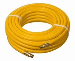 HS1181-04X50 Kuri-Tec By Kuriyama | HS1181 Series | Utility-Grade Air Tool Hose Assembly | Yellow | 1/4" ID | .475" OD | PVC | 50ft Length