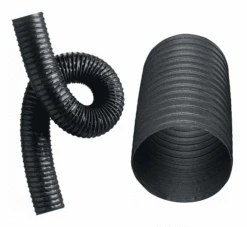 HTNP2-1000X25 By Kuriyama | Series HTNP | Neo-Duct Ducting Hose | Black | ID: 10" | 18 PSI | Neoprene Coated | 25ft Length