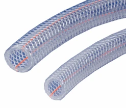 K3150-MM10X100 Kuri-Tec By Kuriyama | Clearbraid K3150 Series | RF Standard Wall Food & Beverage Clear Hose | .394" ID | .630" OD | PVC | 100ft Length