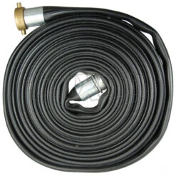 WDH30BK25KAS Dixon Nitrile Washdown Hose - Coupled - Female NPSH X Male King Short Shank Coupling - 3" Hose Size - 3-3/8" Bowl Size - 25ft Length