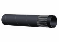 T253AA800X50 Alfagomma By Kuriyama | Layflat Water Discharge Hose | Black | 8" ID | 8.46" OD | 150 PSI | EPDM | 50ft Length