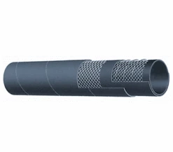 T600AA400X25 Alfagomma By Kuriyama | Hard Wall Marine Exhaust Hose | USCG/SAE J1527 B2 | Black | 4" ID | 4.41" OD | 75 PSI | 25ft Length