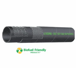 T629AA300X100 Alfagomma By Kuriyama | Black Biofuel Petroleum S & D Hose | 3" ID | 3.46" OD | 150 PSI | 100ft Length