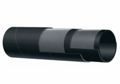 T653AA238X12.6 Alfagomma By Kuriyama | Soft Length Wall Marine Exhaust Hose | SAE J2006 R1 | Black | 2-3/8" ID | 2.91" OD | 75 PSI | 12.6ft Length